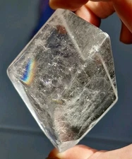 Beautiful Brazilian Clear Quartz Crystal Free Form 57x40x45mm 145g