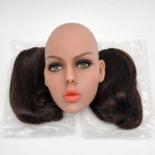 Testina per manichino realistica in silicone nuova