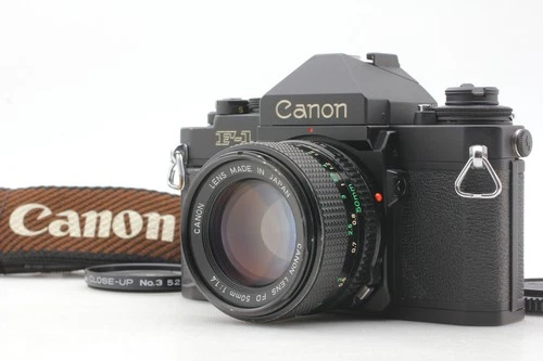 [N MINT+++] Canon New F-1 Eye Level 35mm SLR New FD 50mm f1.4 Lens From JAPAN
