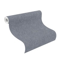 Rasch Tapete Vlies Selection 617146 Blau Denimblau Stylisch Putzoptik