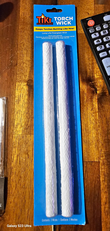 TIKI Long Life Fiberglass Torch Wick Replacement 2-Pack White