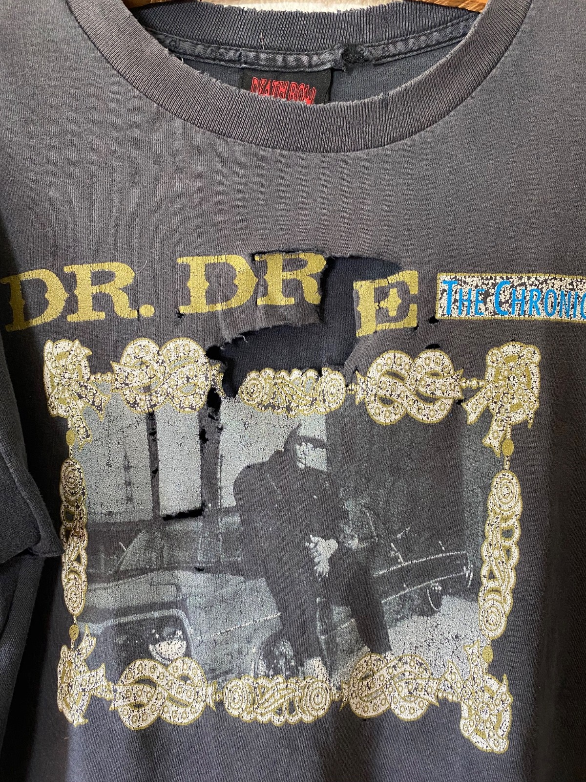 FILA Camicia vintage Dr Dre The Chronic Death Row Records oggetto da collezione taglia media