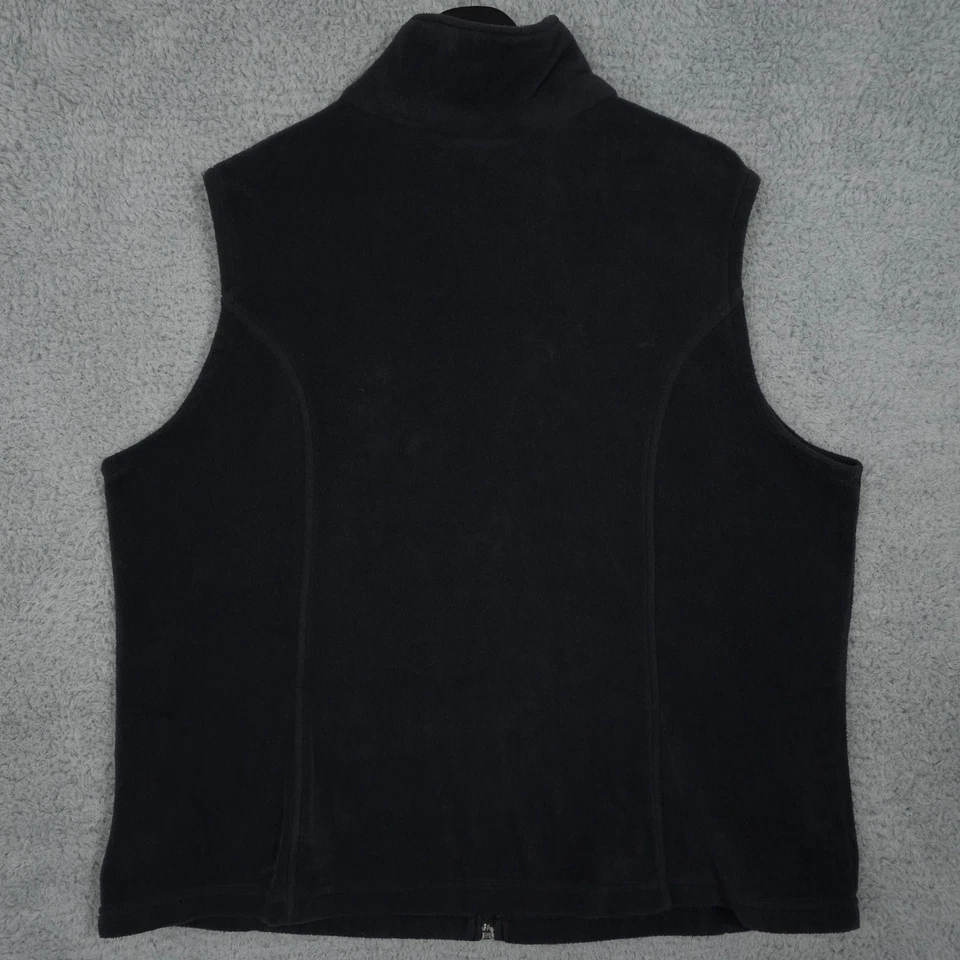 Chaleco Columbia 2X Plus Gris Oscuro Benton Muelles Vellón Cremallera Completa Aire Libre Senderismo Foto 2 de 4