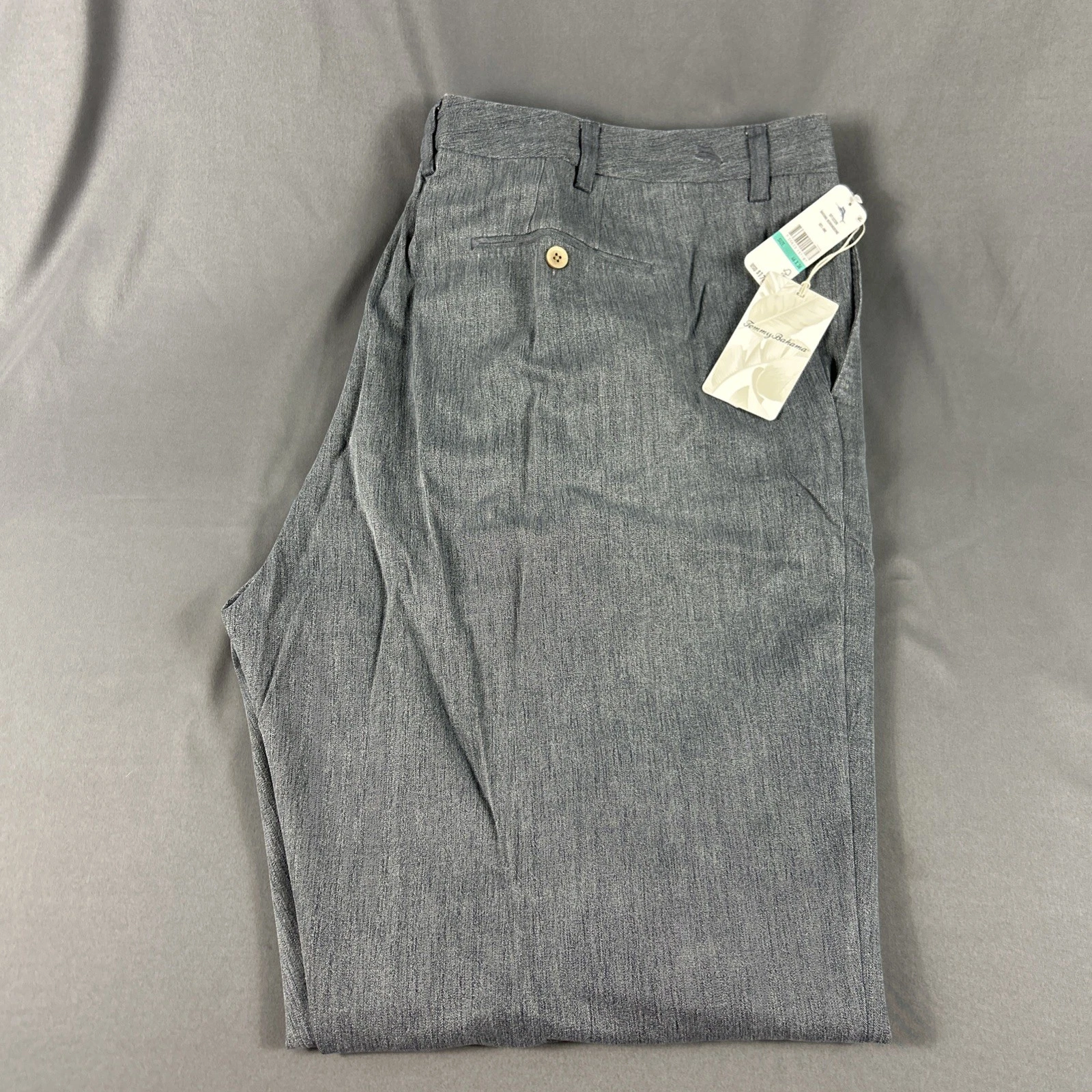 Tommy Bahama Golf Pants Havana Herringbone 46 x 36 Ink Blue Gray Silk MSRP $170
Opens in a new windo