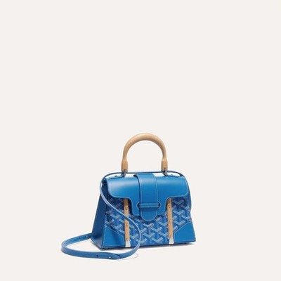Goyard Saigon Mini Structure Bag Blau 143653839