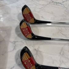 Hogan Radial Woods Set 1, 3, 5, RH, Steel Shaft, Regular Flex, New - Never Hit