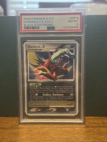 Darkrai LV.X graded PSA 8 for sale on eBay