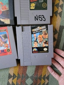 Nintendo NES 21 Game Lot Blinking Red Zapper Mario Batman Simpsons Controllers