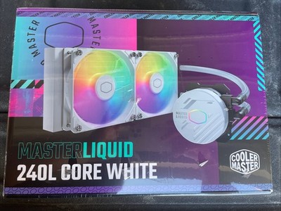 Cooler Master MasterLiquid 240L Core White AIO Liquid Cooler-MLW-D24M-A18PZ-RW