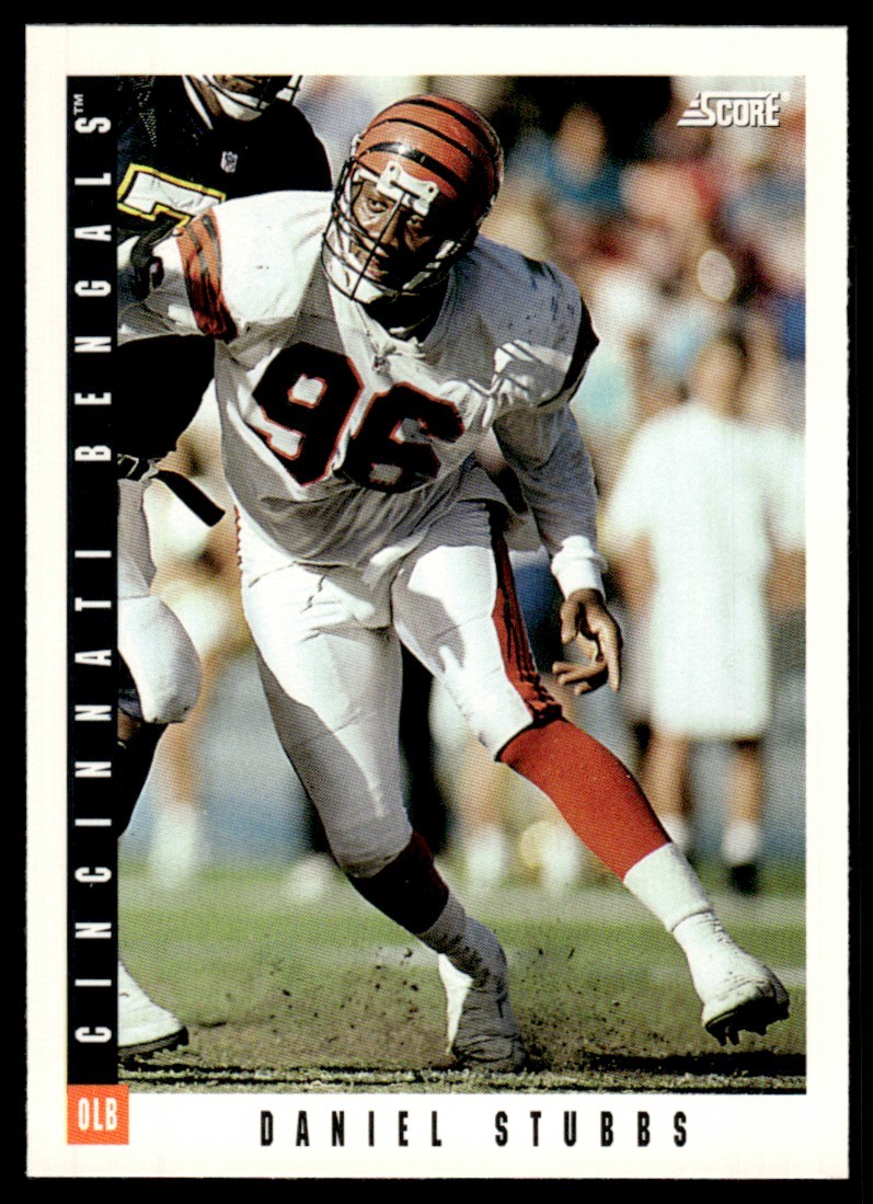 1993 Score Daniel Stubbs Cincinnati Bengals #92