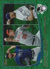 2013 Topps Emerald #95 Matt Harrison/David Price/Jered Weaver - BB