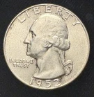1952-D Washington Quarter Silver 25c - Choice Uncirculated - Denver Mint - BU