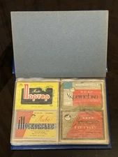 Vintage Soviet Beer Labels Collection – 155 pcs in Original Blue USSR Album