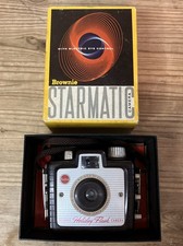 VTG 1950s Kodak Brownie Holiday Starmatic Flash Camera 46 original box-untested