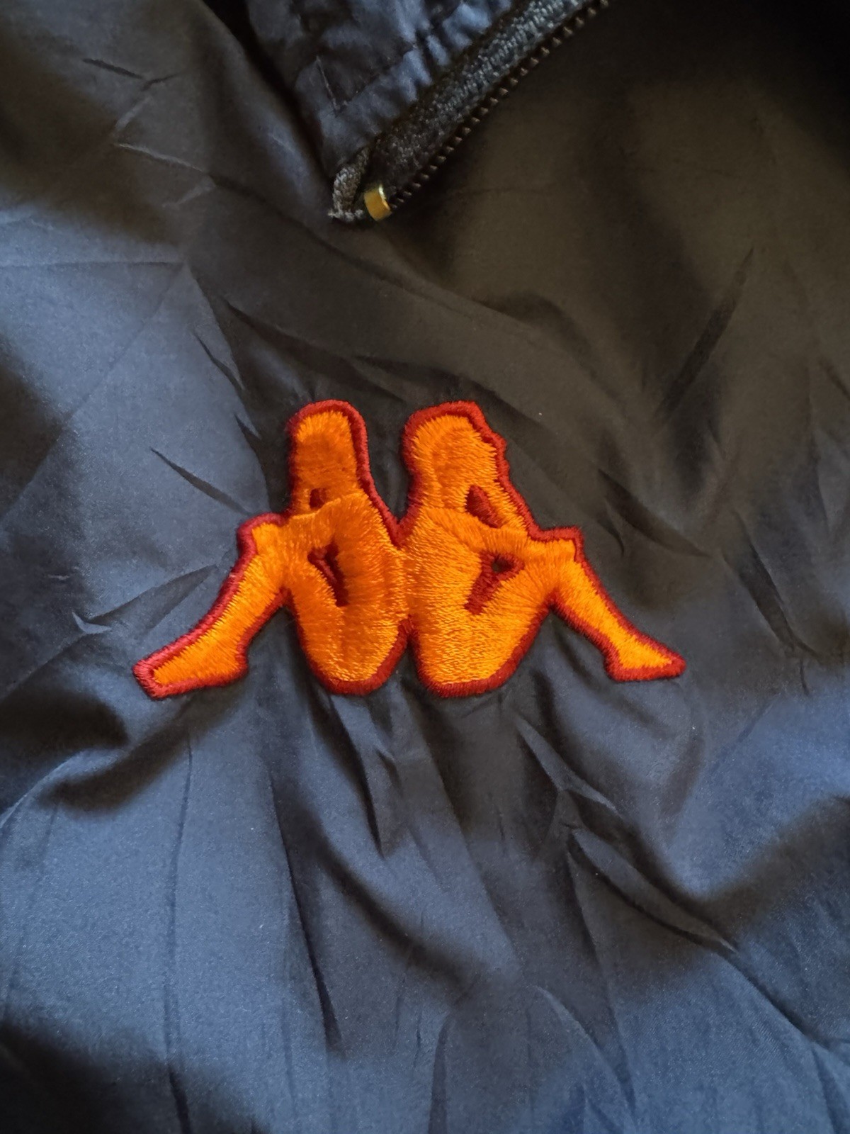 Vintage AS Roma 2000-01 Kappa Blue Track Jacket Jaspo Japan Men’s Large