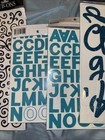 Alphabet Stickers and Rub-Ons Lot - 9 Packs - Glitter, Colorful - Craft Supplies — photo 3