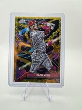 2025 Topps Cosmic Chrome - Zach Neto Gold Interstellar Refractor /50 - Angels