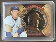 2013 Topps Ted Williams Proven Mettle Coins Copper #/99 Red Sox