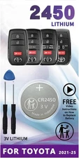Replacement Batteries for Key Fob, CR450 3V Lithium Batteries
