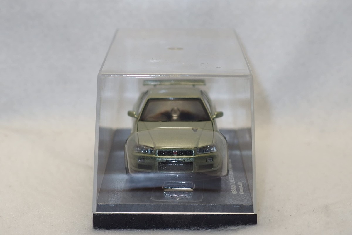 1/43 NISSAN SKYLINE GT-R BNR34 V-spec II Nur(ミレニアムジェイド) 完成品 ミニカー(03381MJ) 京商 1/43 KYOSHO No.03381MJ NISSAN SKYLINE GT-R BNR34 V-spec II
