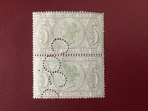 *SPECIAL OFFER* GB QV JUDICATURE FEES 5/-d x 2 Pair GOOD DEAL - Picture 2 of 2