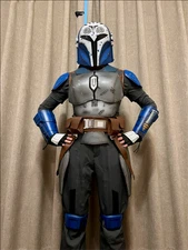 Star Wars Bo Katan Kryze Full Body Armor Helmet Mandalorian Cosplay Costume Set