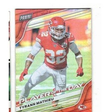 Tyrann Mathieu FOIL  2020 NFL Player of the Day  Out-of-Pack Quality