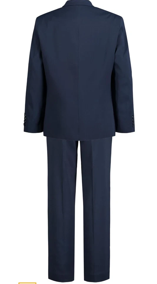 Calvin Klein Niños Talla 8 Azul Brillante 2 Piezas Traje Formal Blazer Chaqueta Conjunto Nuevo Foto 3 de 3