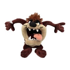 Talking Taz 12" Plush Looney Tunes Tyco 1994 - Works Great - Fresh Batteries