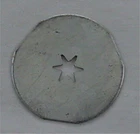 Mirro Cookie Press #2 Plate Parts Small Star Cheese Straws STEEL VINTAGE