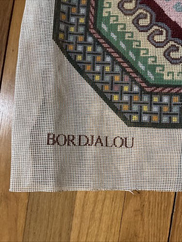 Needlepoint Tapestry From Russell House Tapestries Titled Bordjalou. - Picture 3 of 4