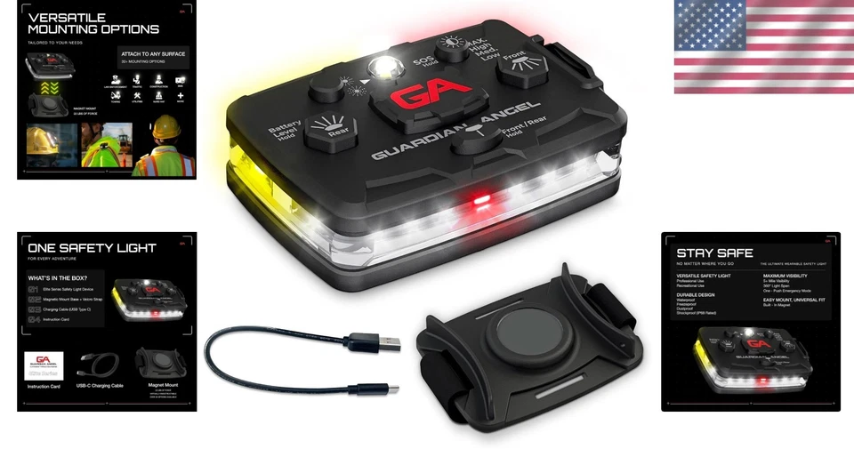 Elite Series Safety Light - Rechargeable LED Flashlight - Image 2 of 4