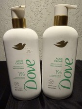 Dove Acne Clear Body Wash Birch Cucumber Salicylic Acid Paraben-Free 18.5 fl oz