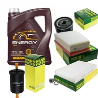 MANN-FILTER Inspektionspaket 5L Mannol Energy 5W-30 FüR Renault Fluence 1.6 16V