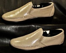 SAS Tripad Comfort Dream women's tan snake print leather split toe loafer sz 6M
