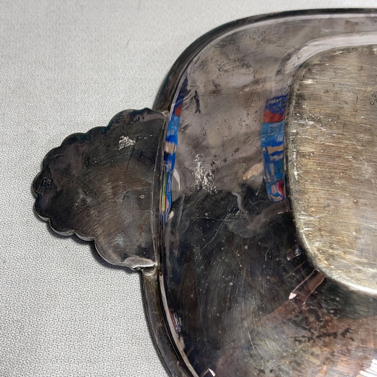 Antique Barker Ellis Silver Plated Decorative Menorah Marked
