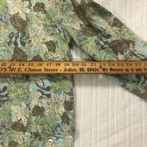Charter Club Floral Print Linen Jacket Button Front Lightweight Size L - Picture 6 of 6