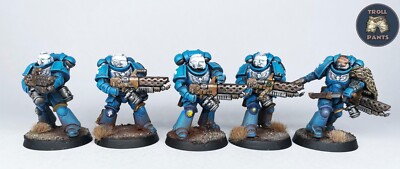Warhammer 40k - Ultramarines Emperors Spears - 5 Infernus Marines Squad