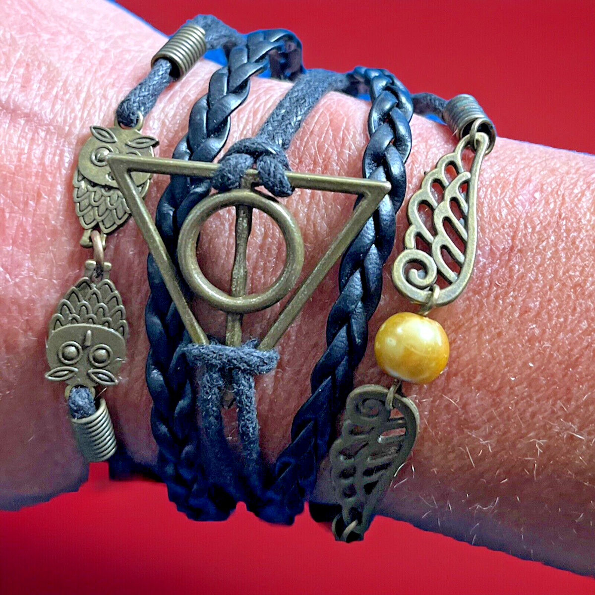 Bracelet Snitch Charm Harry Potter Bracelet Owls, Golden Snitch