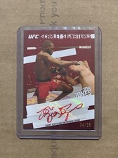 Jon Jones 2015 Topps UFC Knockout Red Ink Auto Card /25