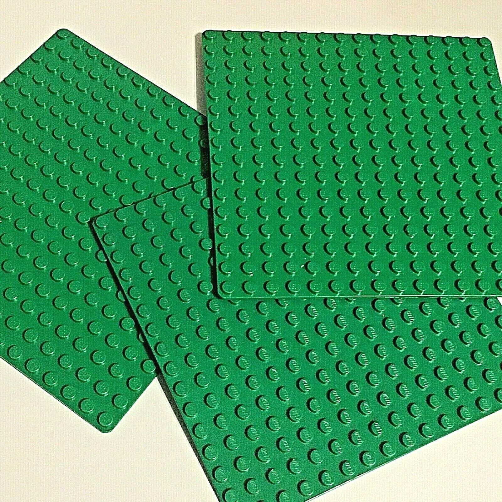 Lego Base Plates Part 3867 Dark/Green 16 studs Pack of 10 Base Plates