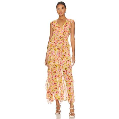 Misa Claudita Dress Xs / Golden Flora