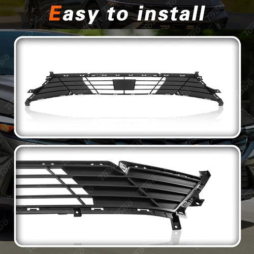 Front Lower Grille With ACC Black For Hyundai Elantra 2024-2025 86351-AAAB0 - Picture 7 of 8