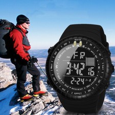 Waterproof Digital Sports Watch Military Tactical LED Backlight Wristwatch Men