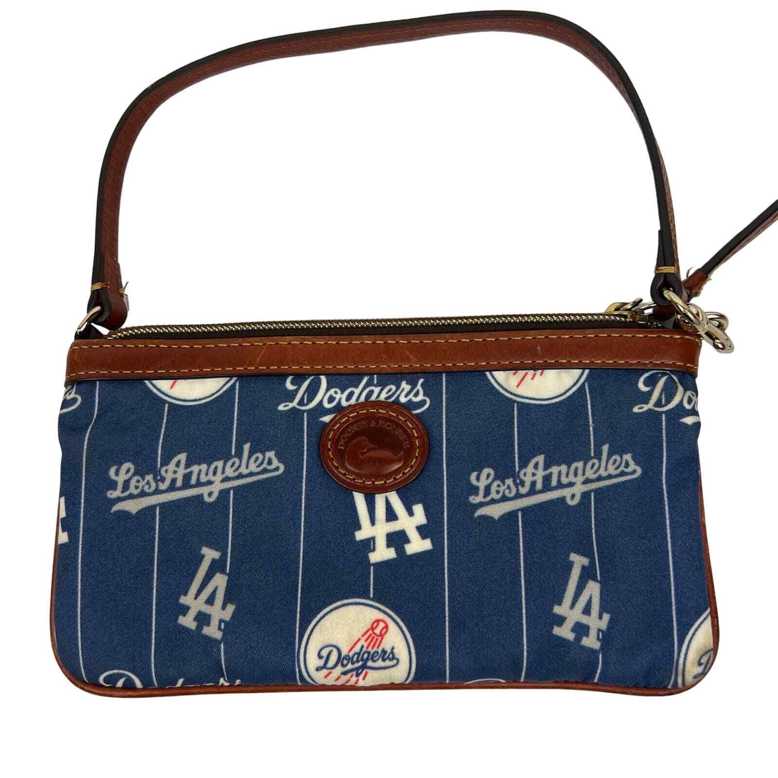 Dooney & Bourke MLB Los Angeles La Dodgers Wristlet Bag Handbag Purse