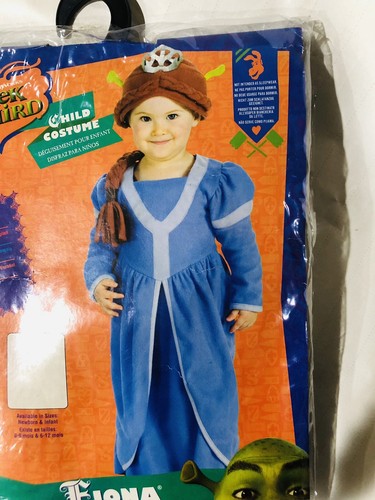 NUOVO Rubini FIONA Shrek il Terzo 2 pz COSTUME HALLOWEEN Neonato (0-9) mesi - Foto 3 di 7
