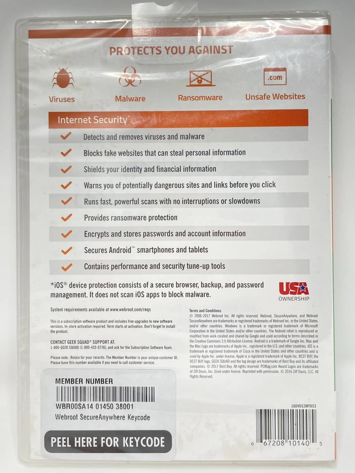 Webroot SecureAnywhere Internet Security Windows 10 ■ 3 Devices ■ BRAND NEW! - Image 3 of 4