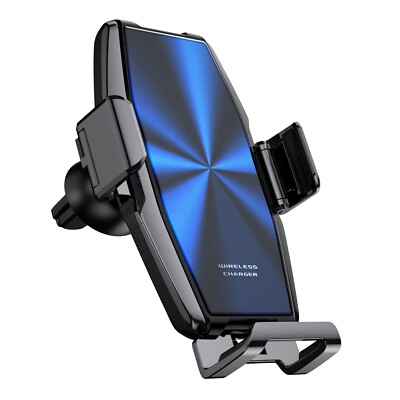15W 3 in 1 Brilliant color Automatic chargers clamping smart  car mount wirele