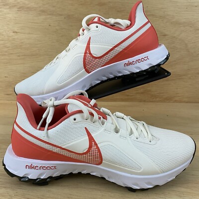 Nike React Infinity Pro  White Magic Ember  Mens [Sz 12] Golf Shoe Cleats NEW