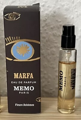 MEMO Paris MARFA Eau de Parfum Fleurs Bohèmes 5ml Nischenduft Taschenflakon  NEU